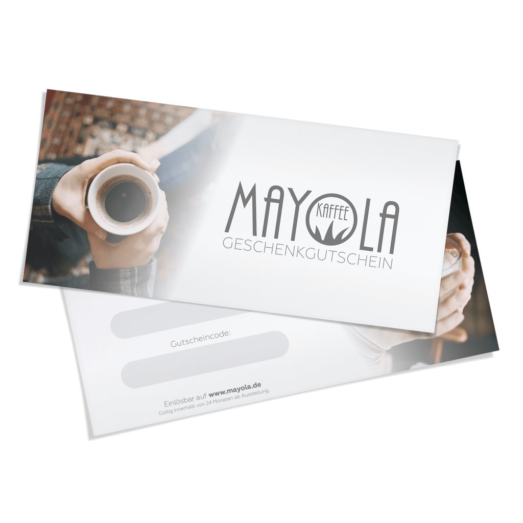 Geschenkgutschein - MAYOLA® Kaffee